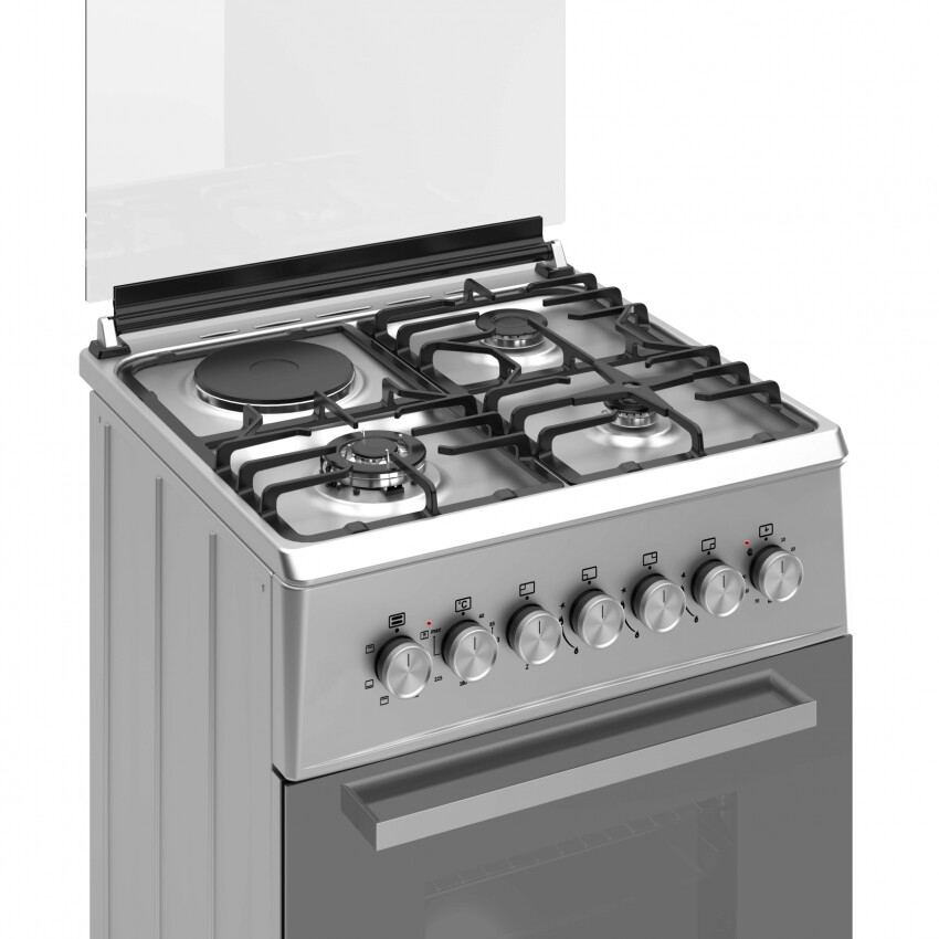 Cocina combinada Dikler 3H+1D D-30 inox. Cocina combinada Dikler 3H+1D D-30 inox.