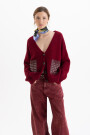 CARDIGAN OLIVIA Bordo