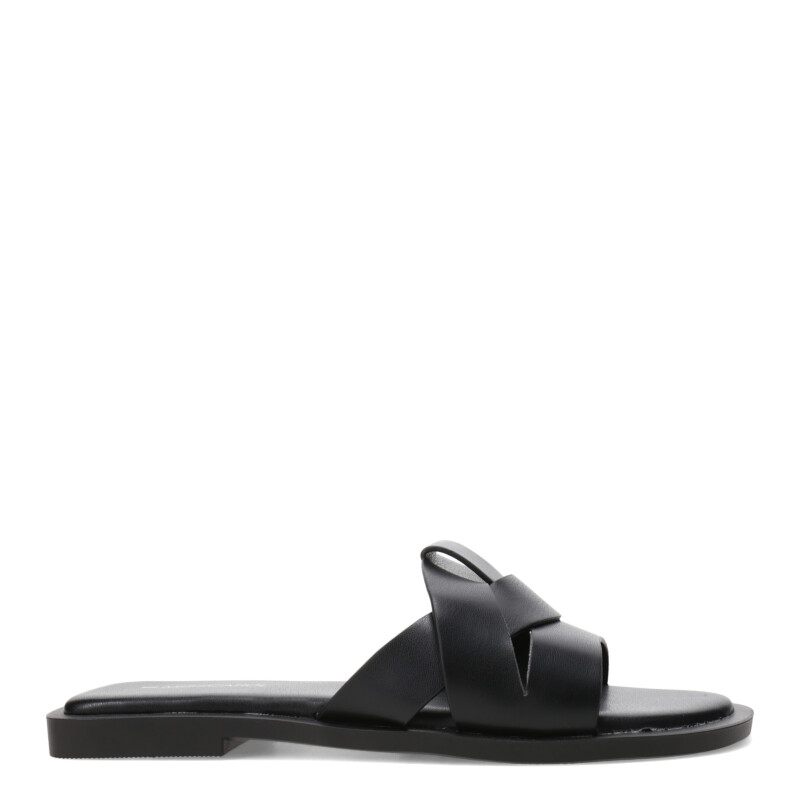 Sandalia de Mujer Miss Carol NOXI chata estilo flat Negro
