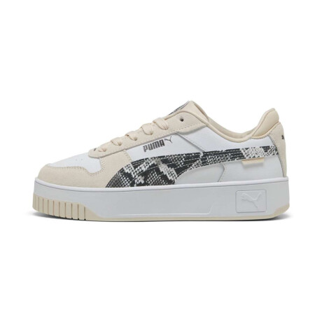 Zapatillas Carina Street Snake Chic de Mujer Blanco