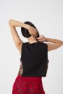 VEST DE LENTEJUELAS CON BOTON Cobre