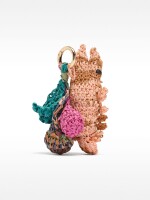 Llavero Charm Pez De Rafia Multicolor multicolor