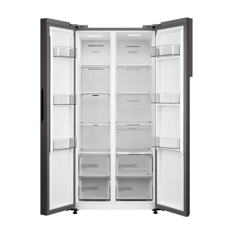 Heladera Black Inverter 482L Side by side Midea MDRS619FGR28 Heladera Black Inverter 482L Side by side Midea MDRS619FGR28