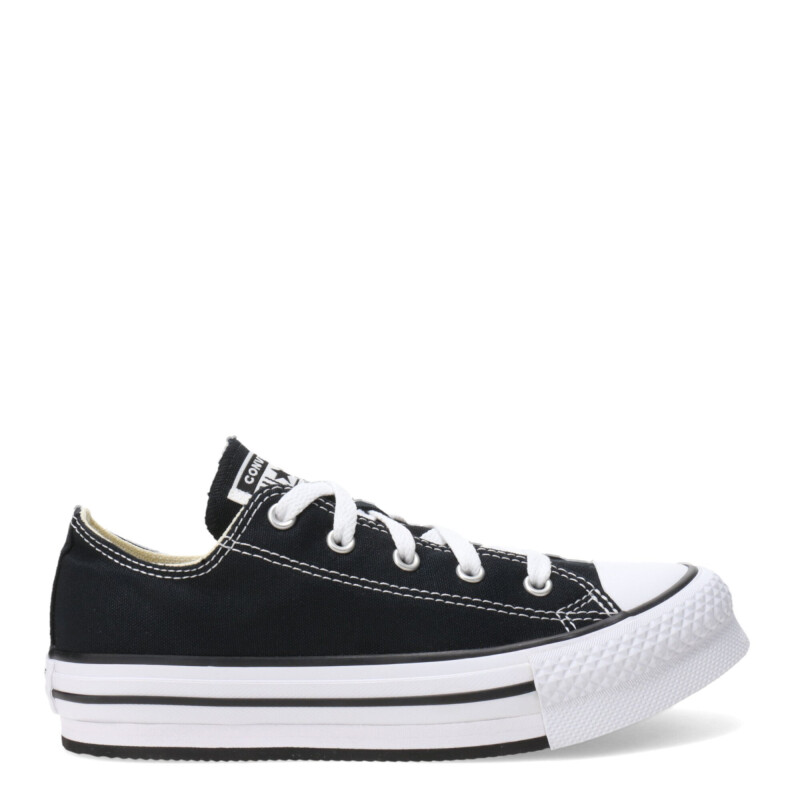 Championes de Niños Converse Ctas Eva Lift Ox Junior Negro - Blanco