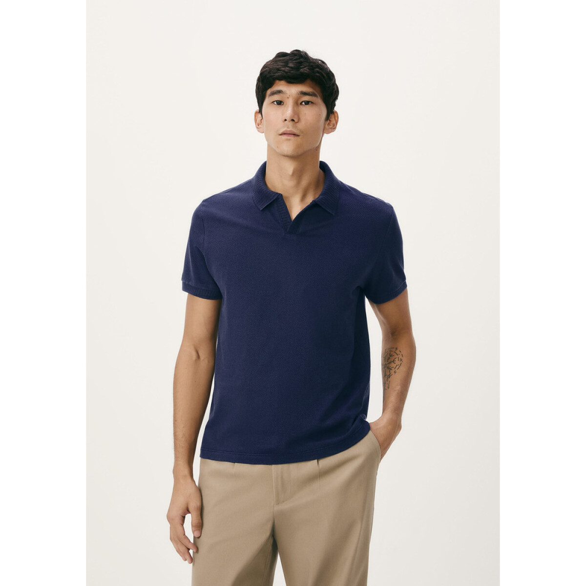 CAMISA POLO MM MASC - AZUL ESCURO 