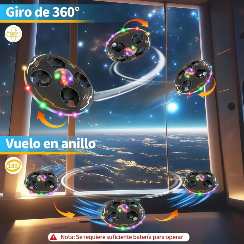Drone Onvi Infantil Recargable Con Luces y Control Remoto Drone Onvi Infantil Recargable Con Luces y Control Remoto