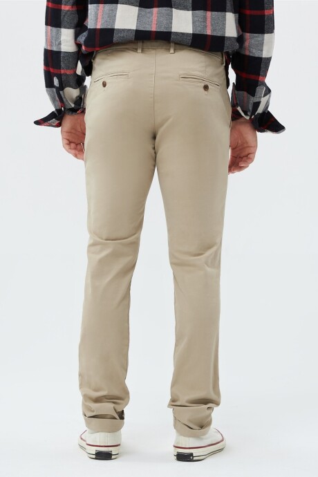 Pantalón Khaki Skinny Hombre Iconic Khaki