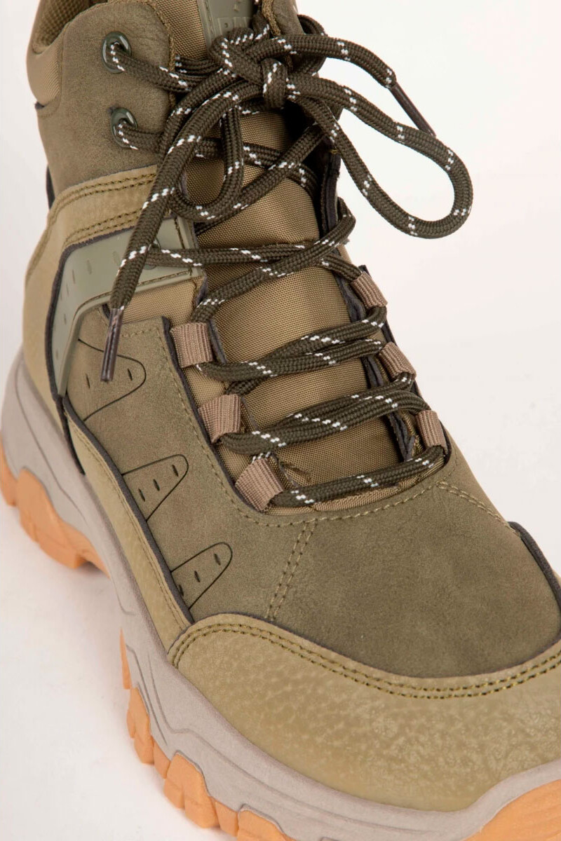 BOTA MUJER PADDOCK LOGI Verde-seco