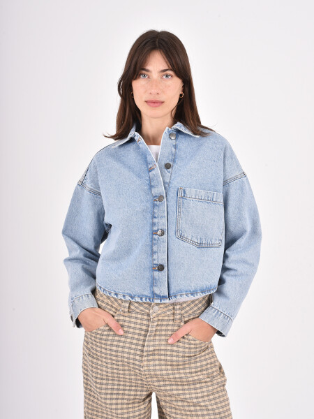 SOBRECAMISA JUANA AZUL CLARO