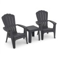 SET DE JARDIN 2 SILLONES + MESA - ANTRACITA SET DE JARDIN 2 SILLONES + MESA - ANTRACITA