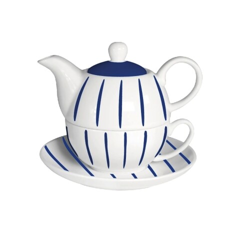 TEA FOR ONE 275ML+400ML LINEAS AZUL TEA FOR ONE 275ML+400ML LINEAS AZUL
