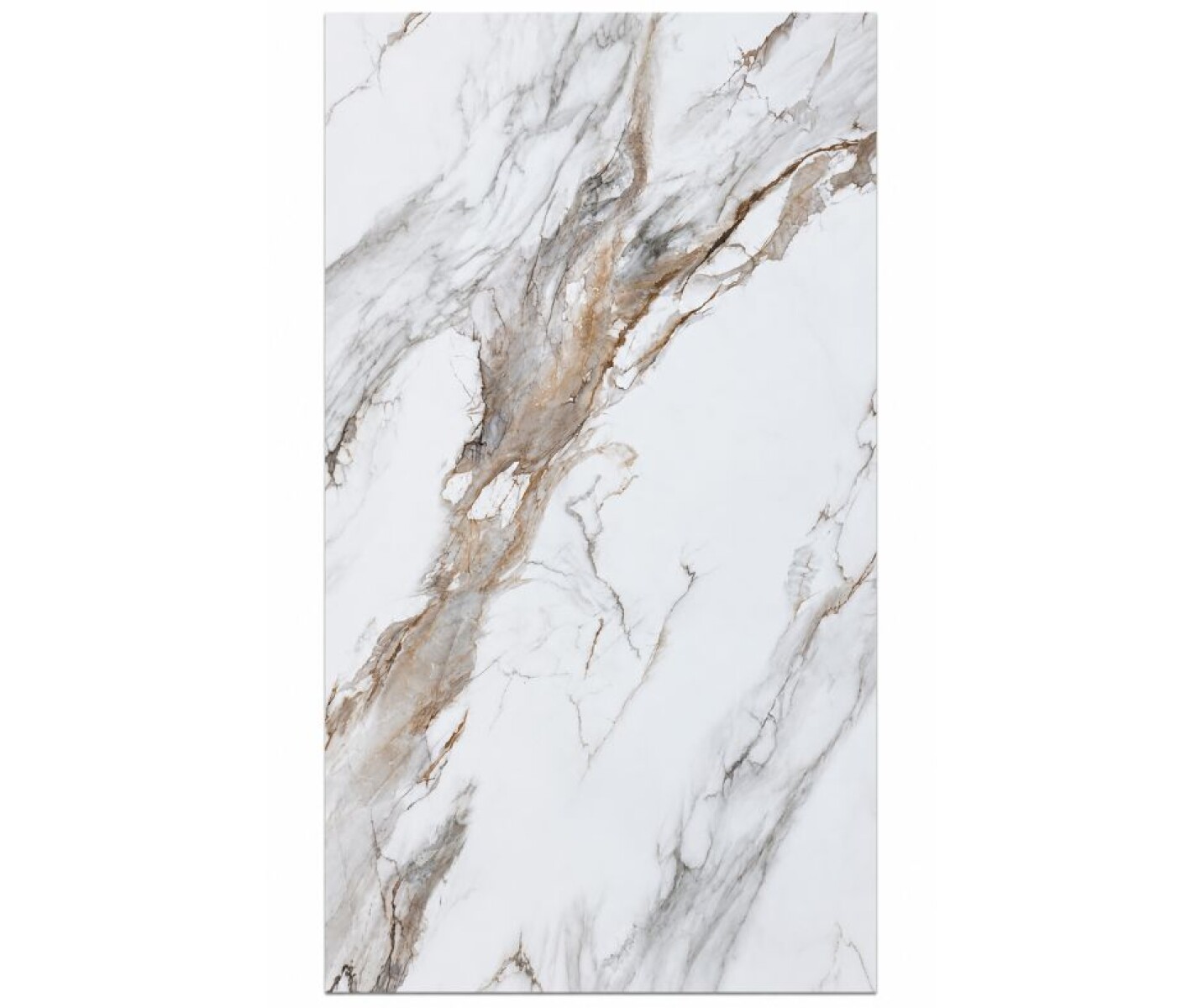 Placa PVC marmol 1,22x2,44m - blanco c/marron DY2424 