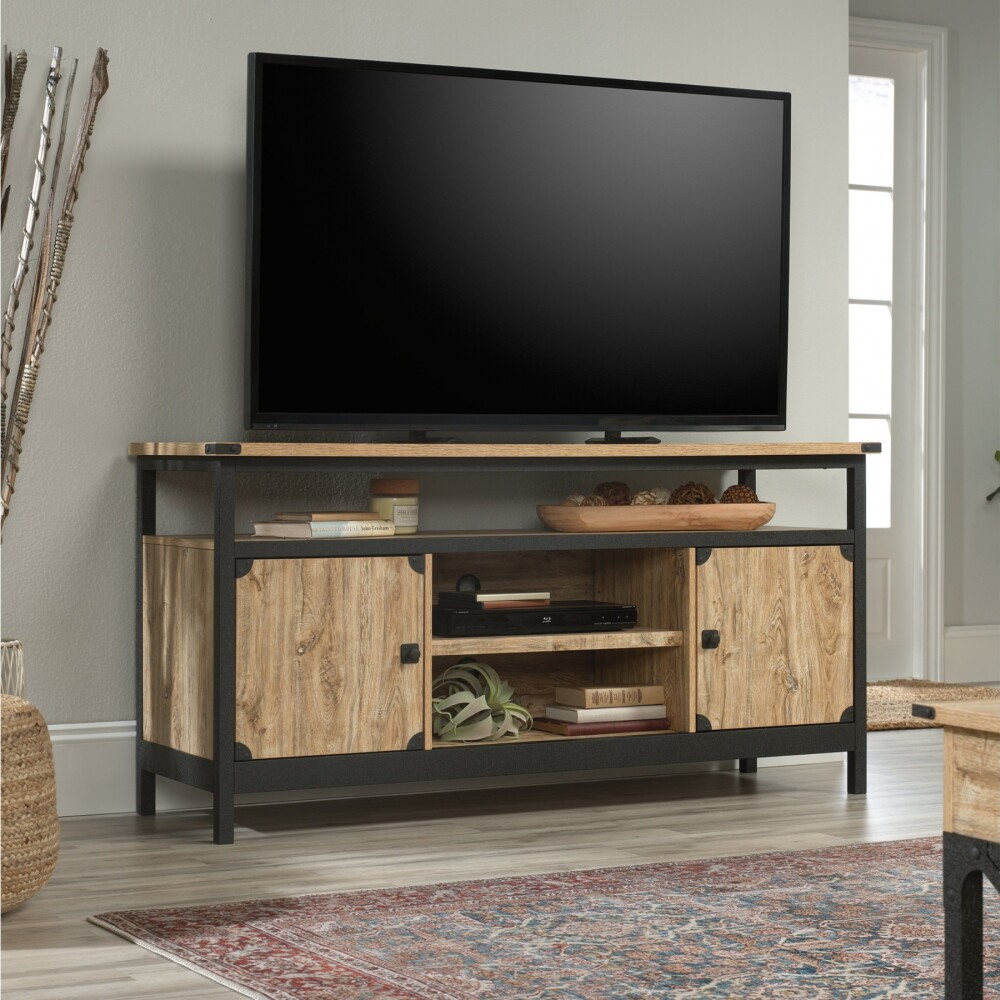Rack para TV - Sauder - Linea Steel River Natural
