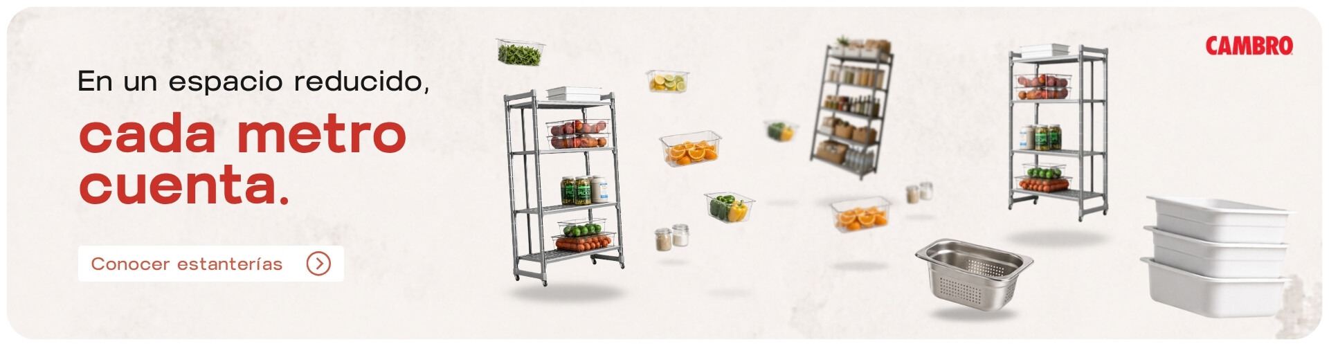 Estanterías CAMBRO