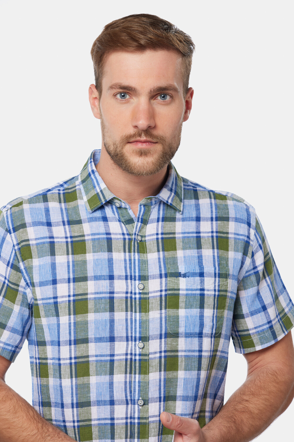 CAMISA DE LINO Verde