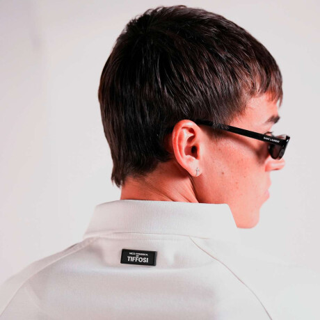 Polo Tiffosi de Hombre blanco