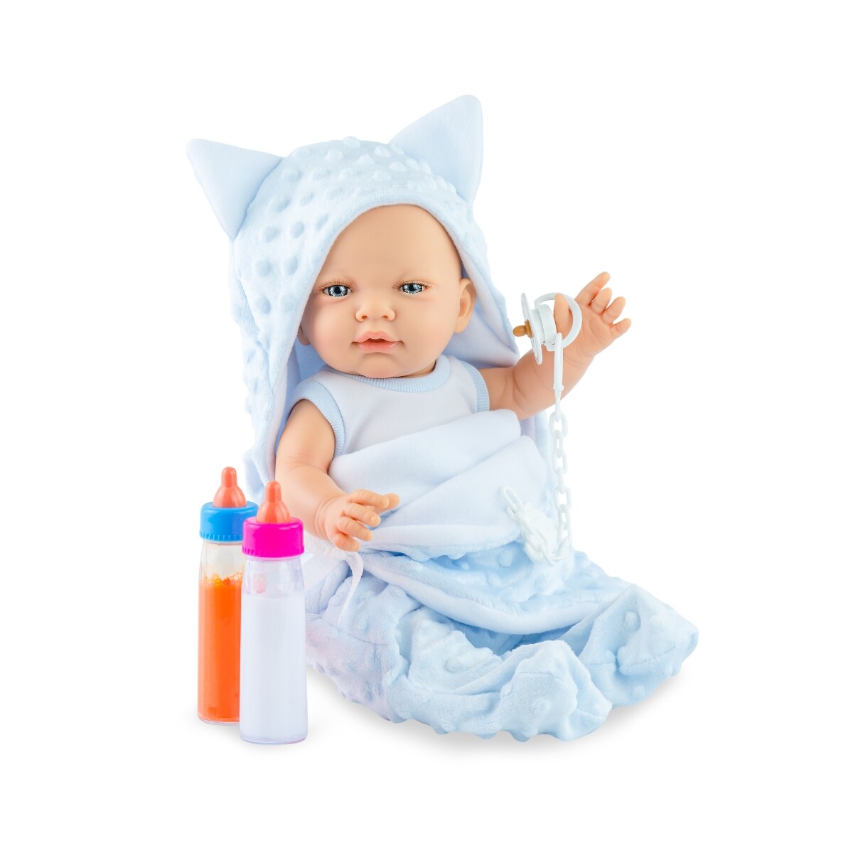 Muñeca Marina Pau Rn Bath Time Blue 45 cm 