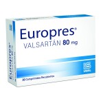EUROPRES 80 MG CJ X 30 COMP. única