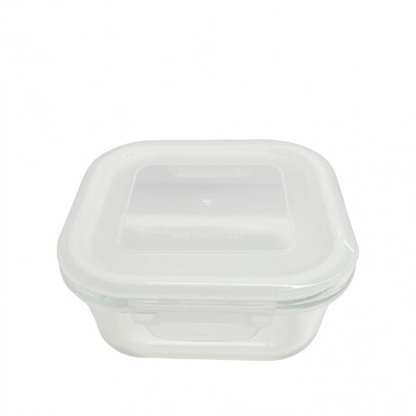 Bento box vidrio 530ml blanco