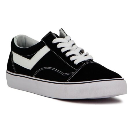 Championes Pony Casual Lona-Gamuza Unisex Negro Negro