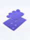 ALFOMBRA HUELLA SET X 2 VIOLETA