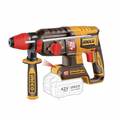 Kit Ingco Rotomartillo a Bat 42V  - Uso industrial Kit Ingco Rotomartillo a Bat 42V  - Uso industrial