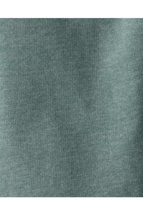 Pantalón deportivo de algodón, verde Sin color