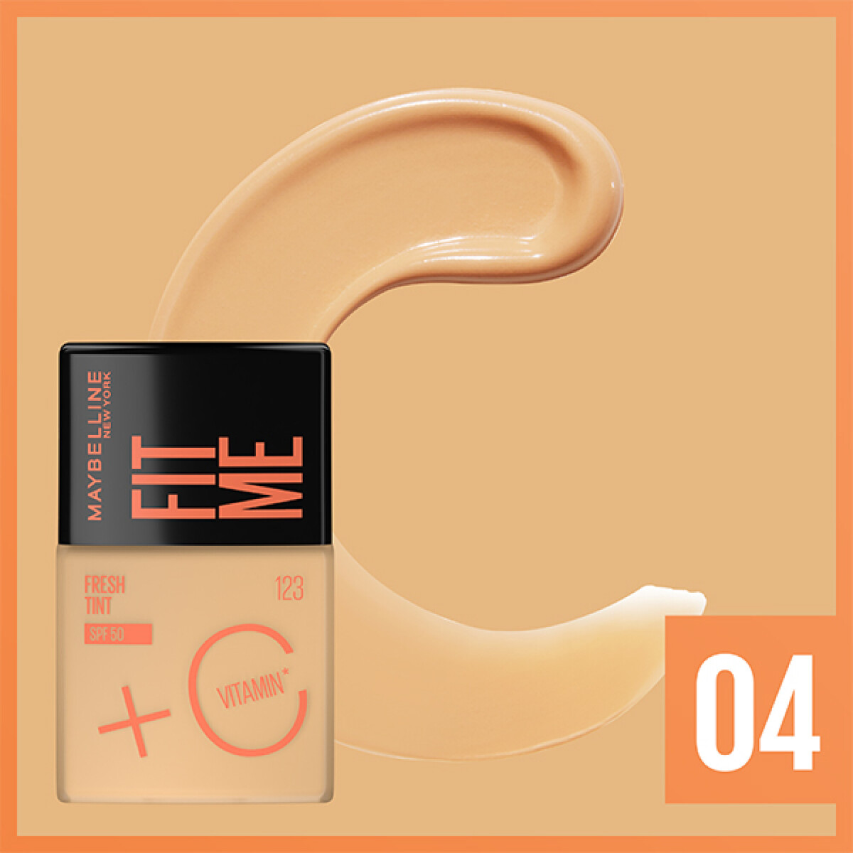 Maybelline Base Fit Me SPF 50 N°04 – Base Hidratante con SPF