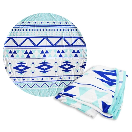 TOALLA PLAYERA REDONDA 2 DISEÑOS 125CM DIAM 27113 TOALLA PLAYERA REDONDA 2 DISEÑOS 125CM DIAM 27113