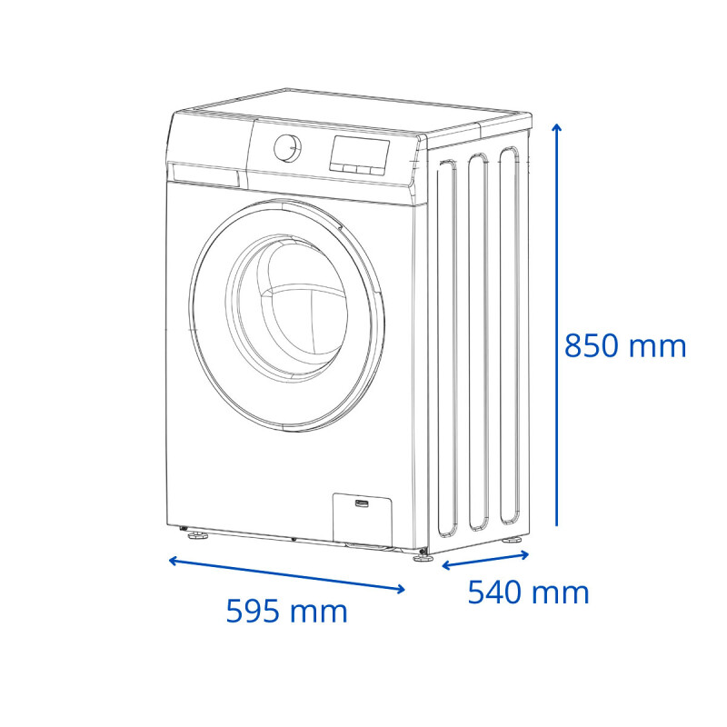 LAVARROPA JAMES LR 8140S Inverter DARK Silver 8kg N/A