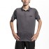 RAPID POLO T-SHIRT MEN BLACK GREY MELANGE