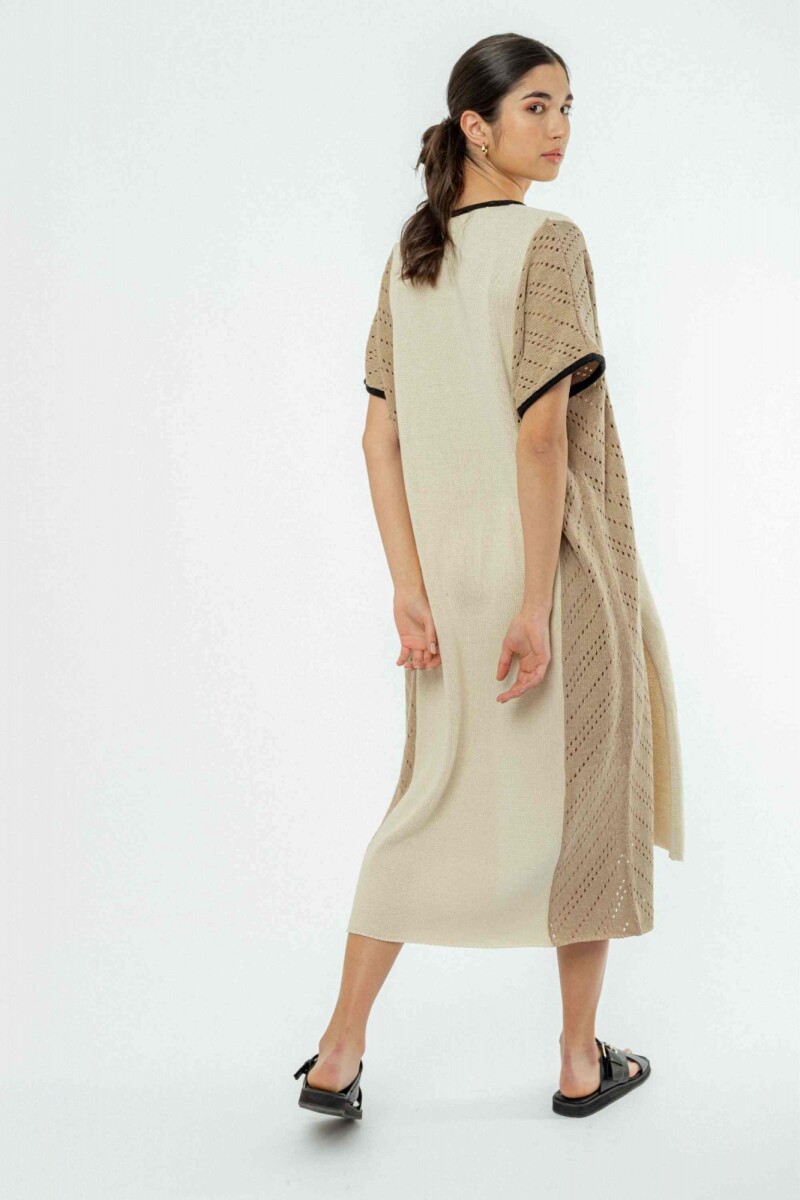 Vestido Bosco - Beige 