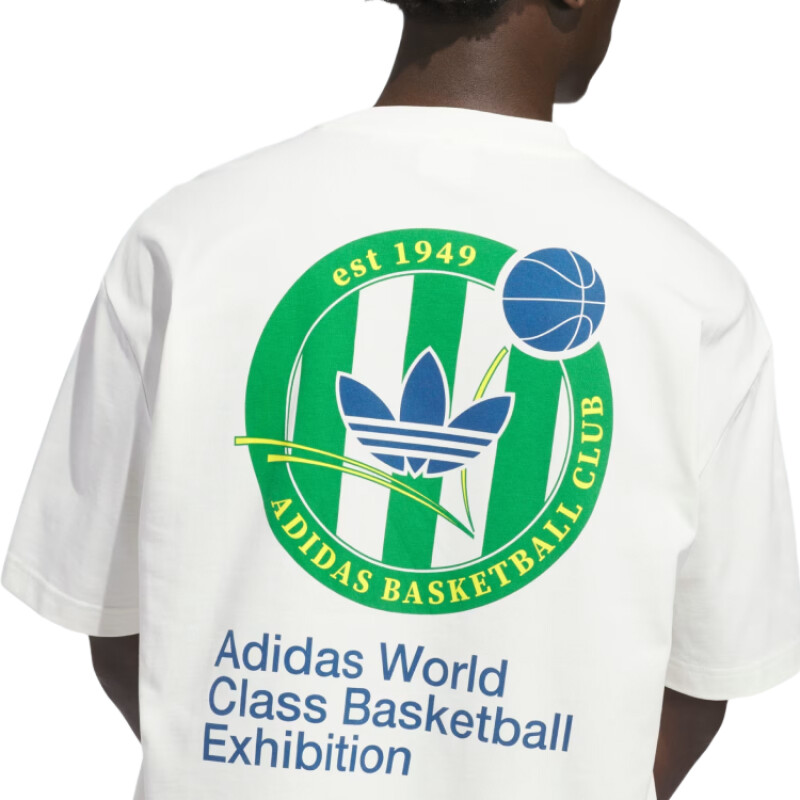 Remera Adidas Originals Crest - Blanco Remera Adidas Originals Crest - Blanco