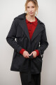 TRENCH CAPUCHA MIDI NEGRO