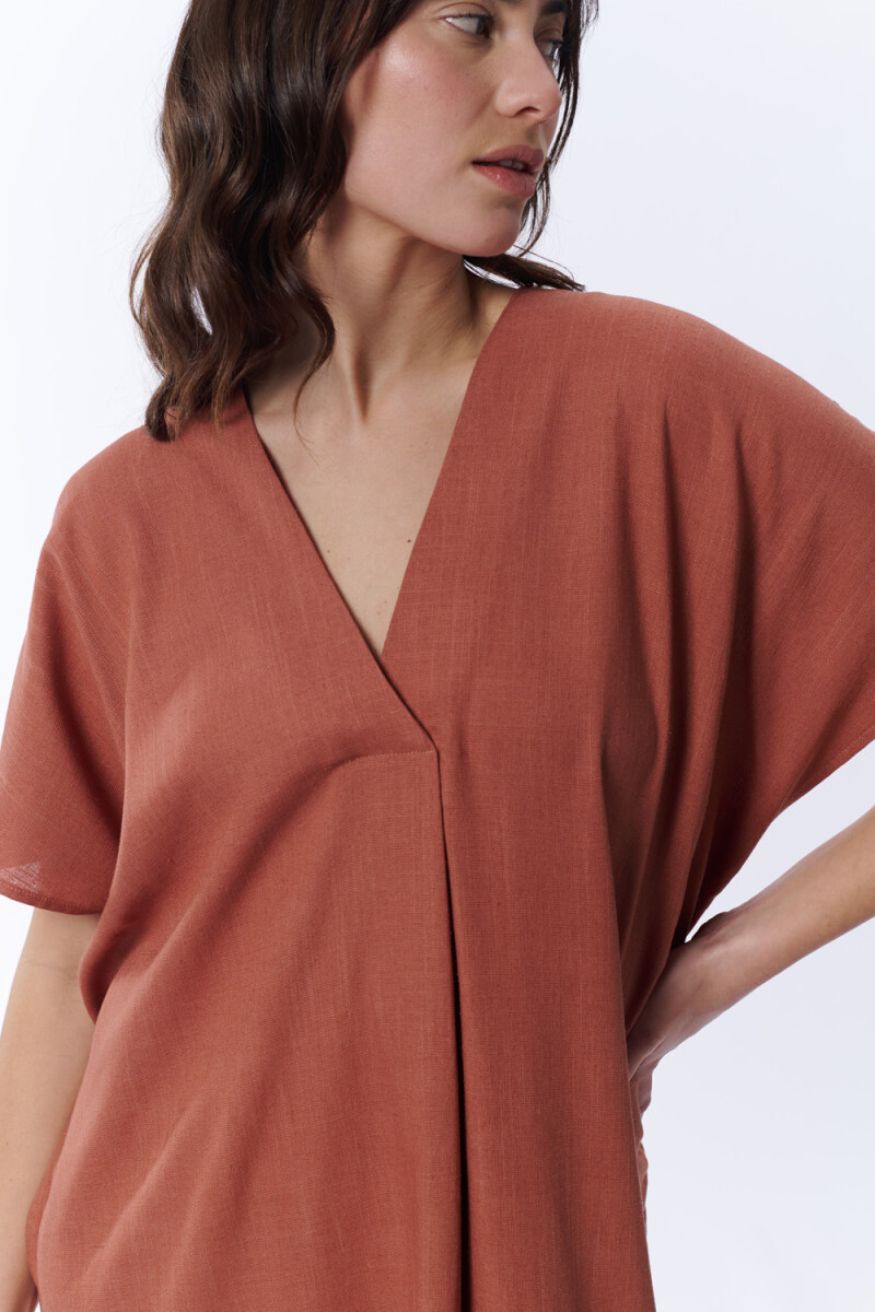Vestido oversize Canela
