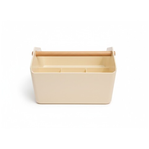 ORGANIZADOR PLAST AMARILLO C/DIV 19X11.7X13.2CM Unica