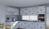 Bajo mesada 2 puertas - Linea Mexicana - Blanco Bajo mesada 2 puertas - Linea Mexicana - Blanco