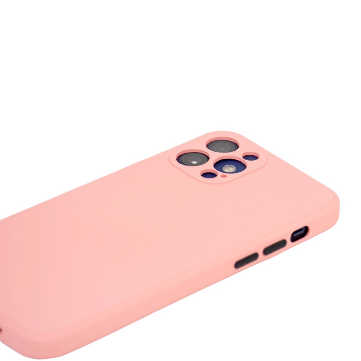 Estuche Funda De Silicona Para Iphone 12 Pro - Rosado 