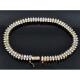 Pulsera En Oro 18K Con Doble Fila De Brillantes. Pulsera En Oro 18K Con Doble Fila De Brillantes.