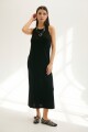 VESTIDO TEJIDO TANIA NEGRO