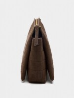 Bolso Bandolera Grabado Animal marron