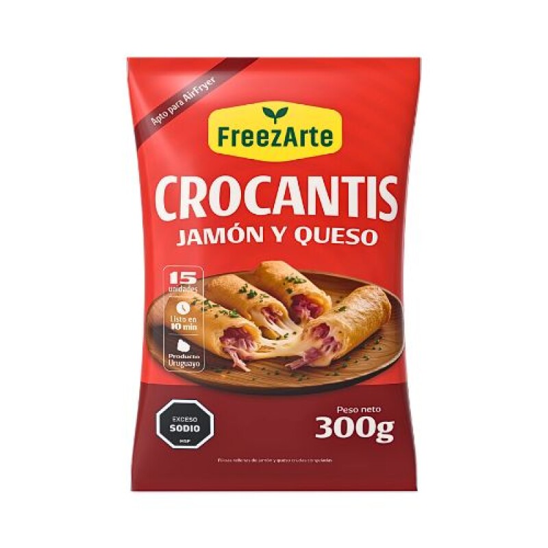 Crocantis Freezarte - 15 ud - 300 g - Jamón y Queso