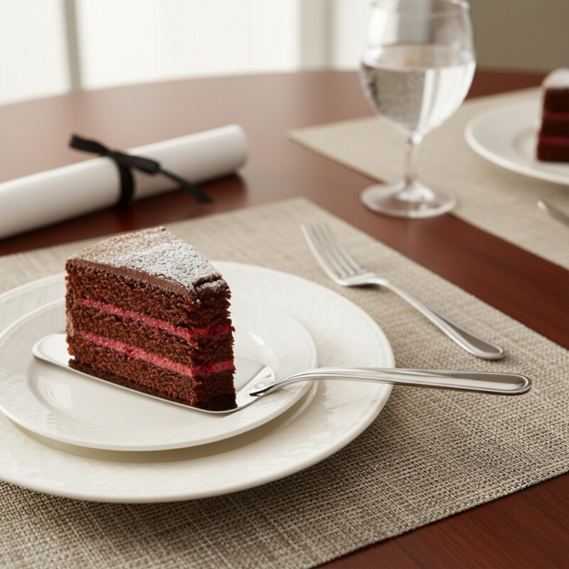 Pala de torta acero inoxidable 23,5 cm Clean di solle PLATEADO