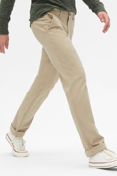 Pantalón Khaki Straight Hombre Iconic Khaki