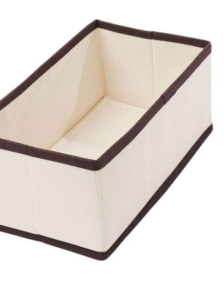 ORGANIZADOR TELA 31x18x10CM BEIGE ORGANIZADOR TELA 31x18x10CM BEIGE