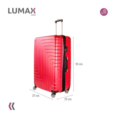 Valija Carry-on de mano Rígidas Con Organizadores Rojo