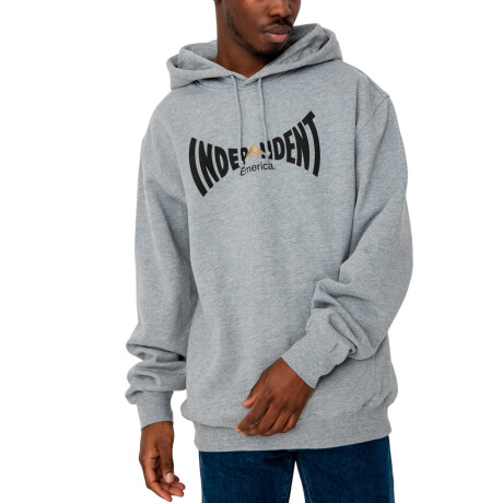 CANGURO EMERICA X INDY SPAN HOODIE GREY HEATH