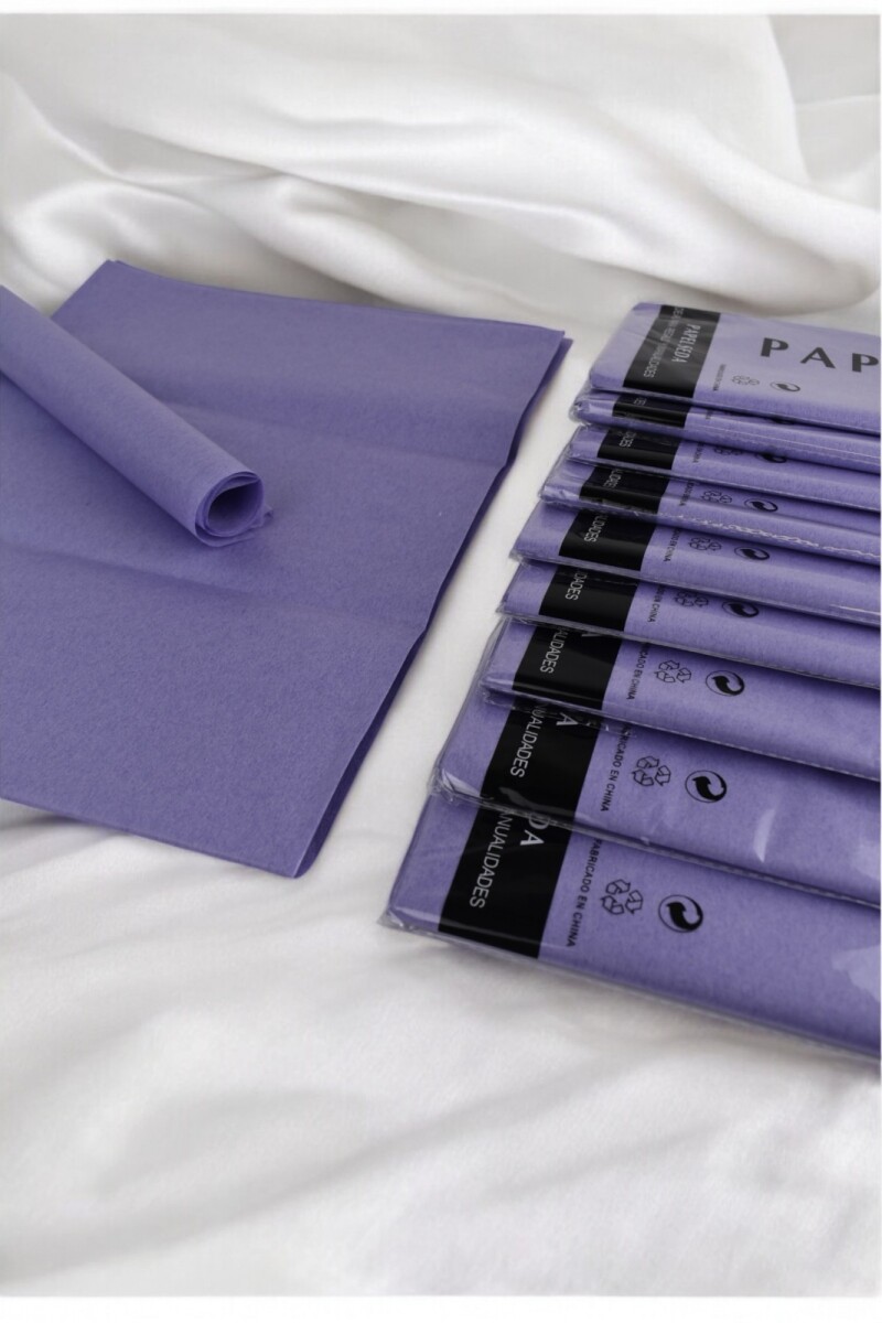 Pack x 10 - Papel seda 50 x 66 cm - LILA 