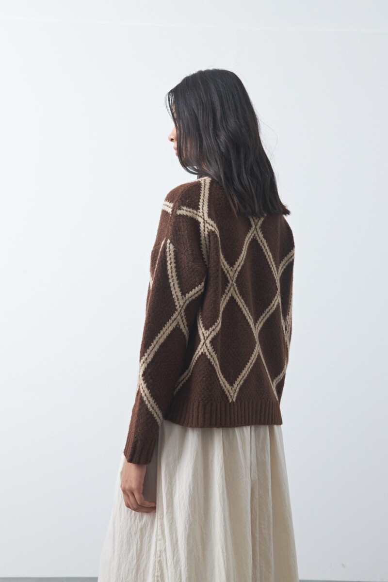 SWEATER LITAS Marrón oscuro