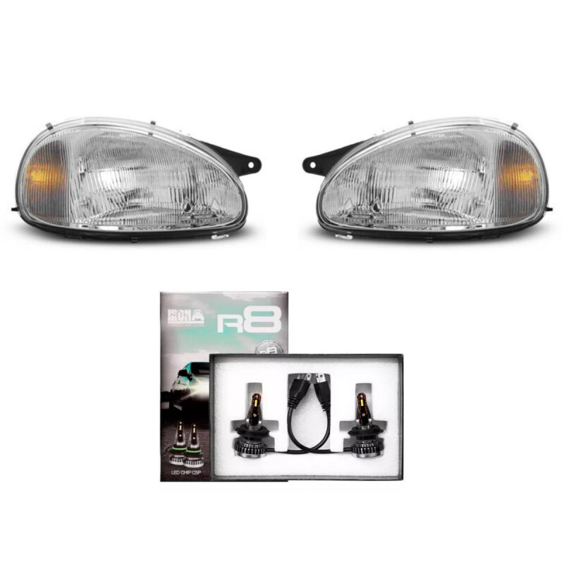 KIT OPTICAS CON KIT LED IRON Kit Opticas Con Kit Led Iron